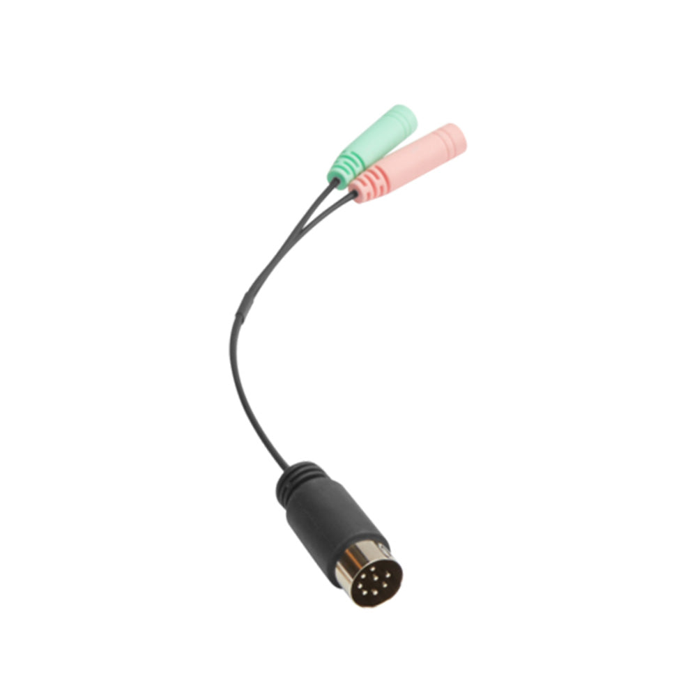 Shure IHAC3.5MM-DIN - Dual 3.5mm to DIN Cable for IH 6500 Headset