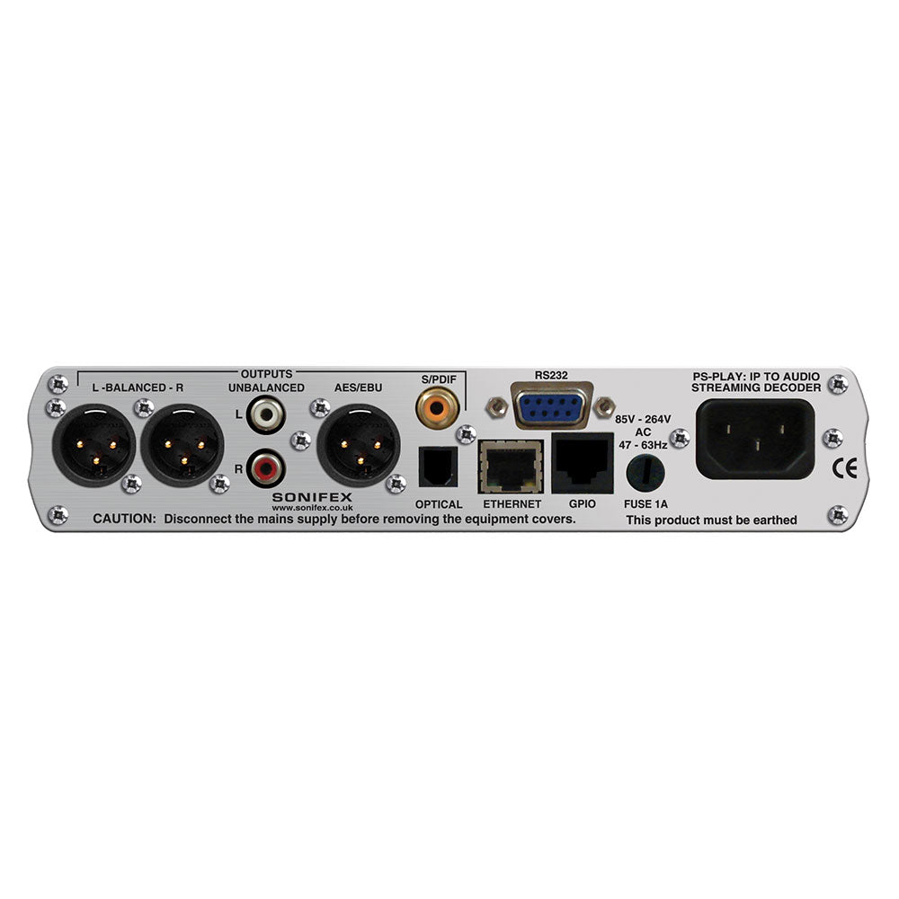 Sonifex PS-PLAY - IP to Audio Streaming Decoder