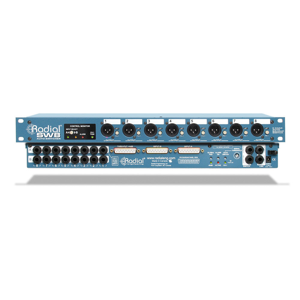 Radial Engineering SW8 Auto Switcher (8x8 Channel)