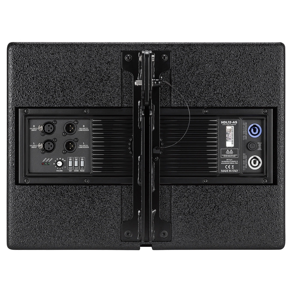 RCF HDL 12-AS Flyable Active 12-Inch High-Power Subwoofer (Black)
