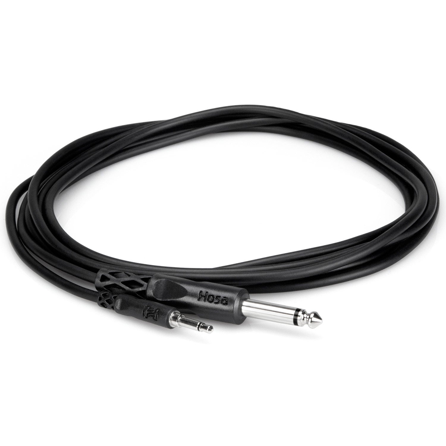 Hosa CMP-310 3.5 mm TS to 1/4 inch TS Mono Interconnect Cable, 10 feet