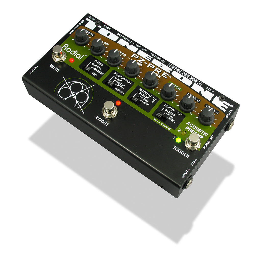 Radial Engineering ToneBone PZ-Pre Dual Instrument Preamplifier