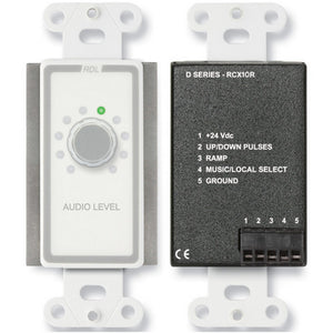 RDL D-RCX10R Remote Volume Control for RCX-5C (White) - Custom Engraving Option