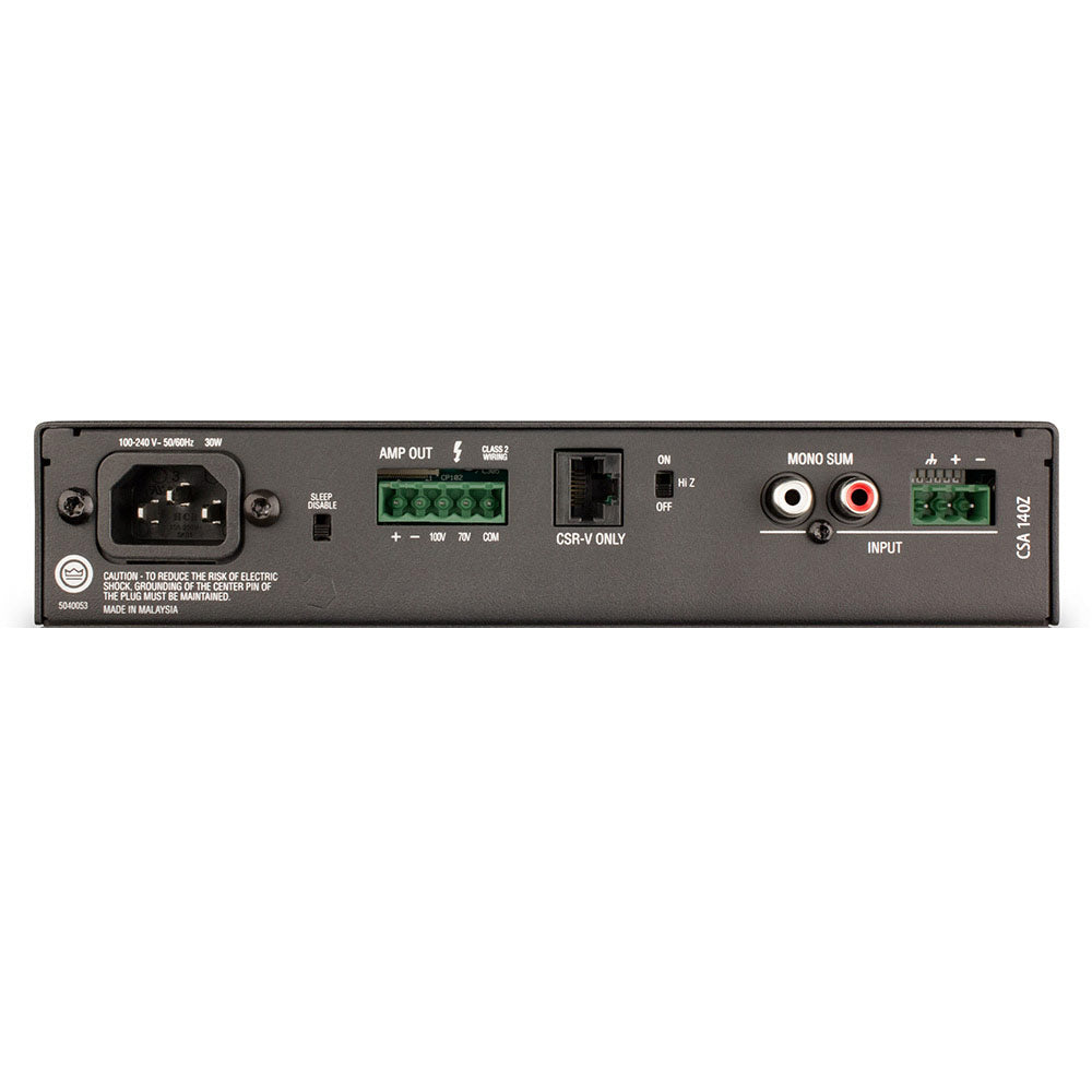 JBL CSA140Z Single Channel 40W 70/100V Install Amplifier