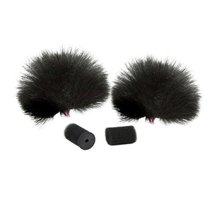 Rycote 75181 Lavalier Windjammer Windscreen Set (Black/Pair)