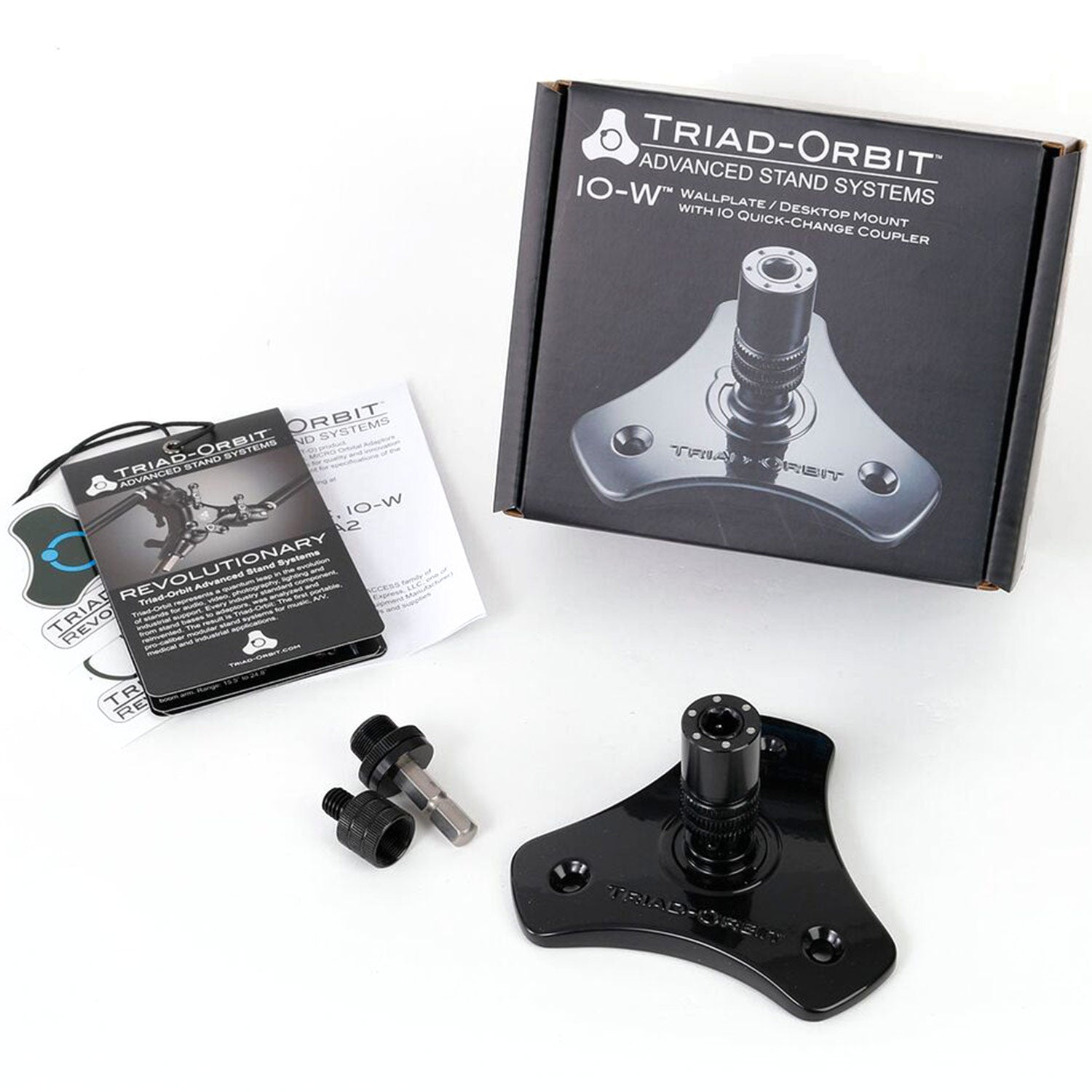 Triad-Orbit IO-W Wallplate/Podium Mount with Quick Change Adaptor
