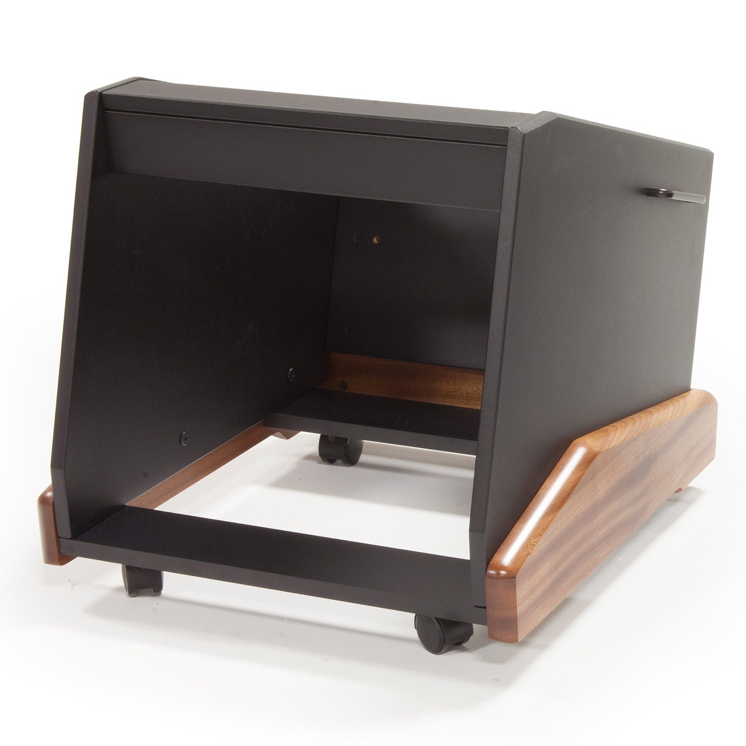 Argosy RR-H10-M Rack 'N Roll H10 10 Space Rolling Rack W/ Mahogany Base
