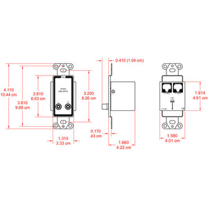 RDL D-TPS6A Passive Single-Pair Sender - Custom Engraving Option