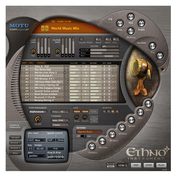 MOTU Ethno 2 World/Ethnic Virtual Instrument (VST/AU/RTAS)