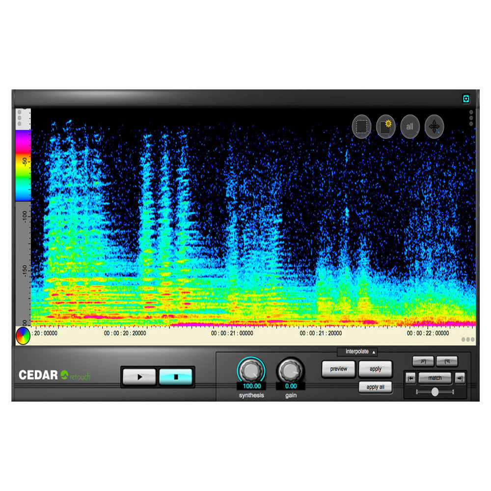 CEDAR Audio Retouch - Spectral Analysis and Editor Plugin (VST/AU/AAX)