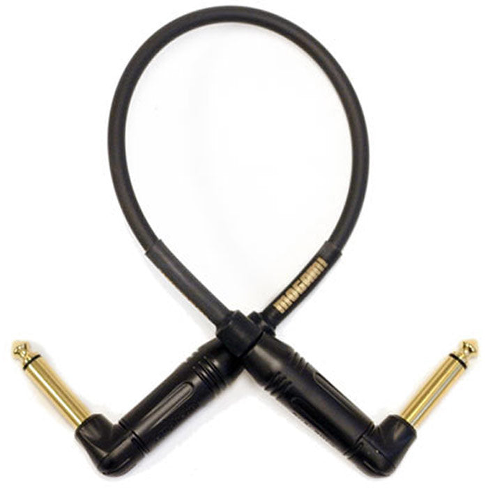 Mogami Gold Pedal / Accessory Cable with Right Angle Ends - 1 foot