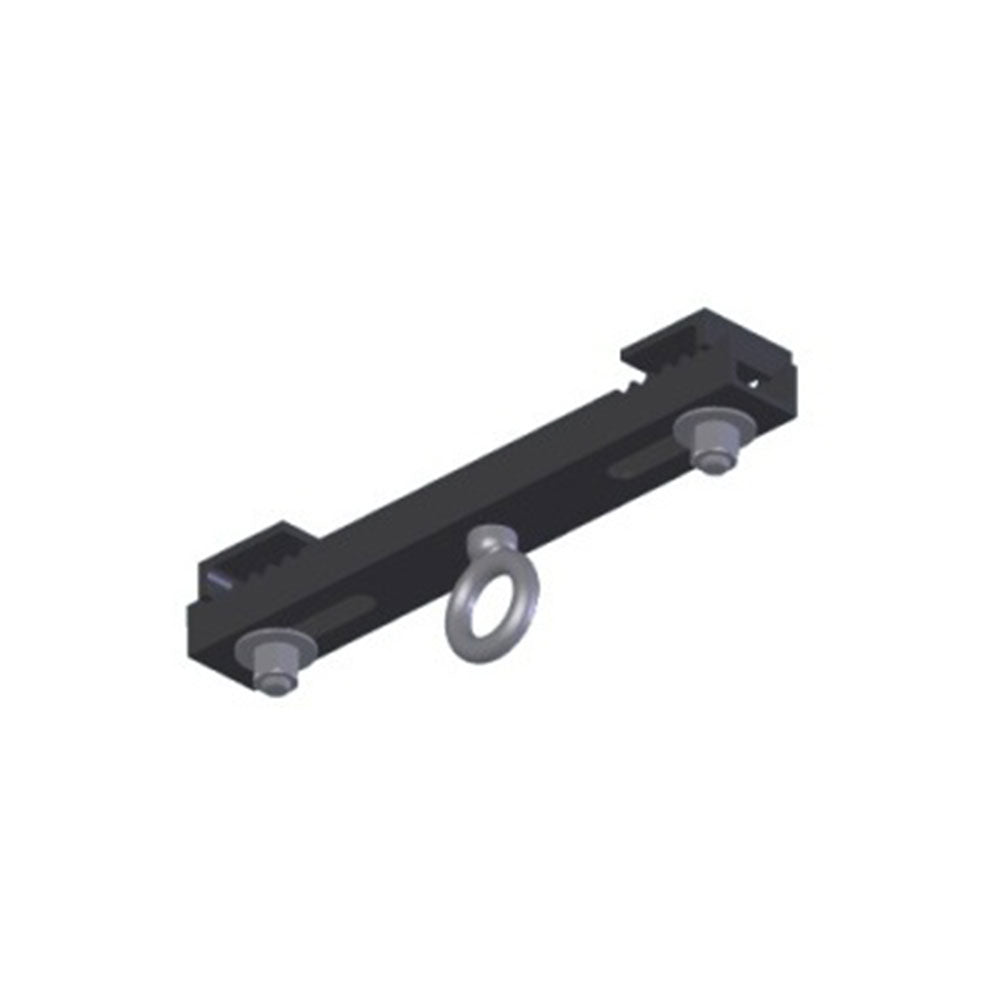 Adaptive Technologies BC7-12 - Speaker Rigging Channel Beam Clamp (7-12" Open Hang / Swivel Eye)