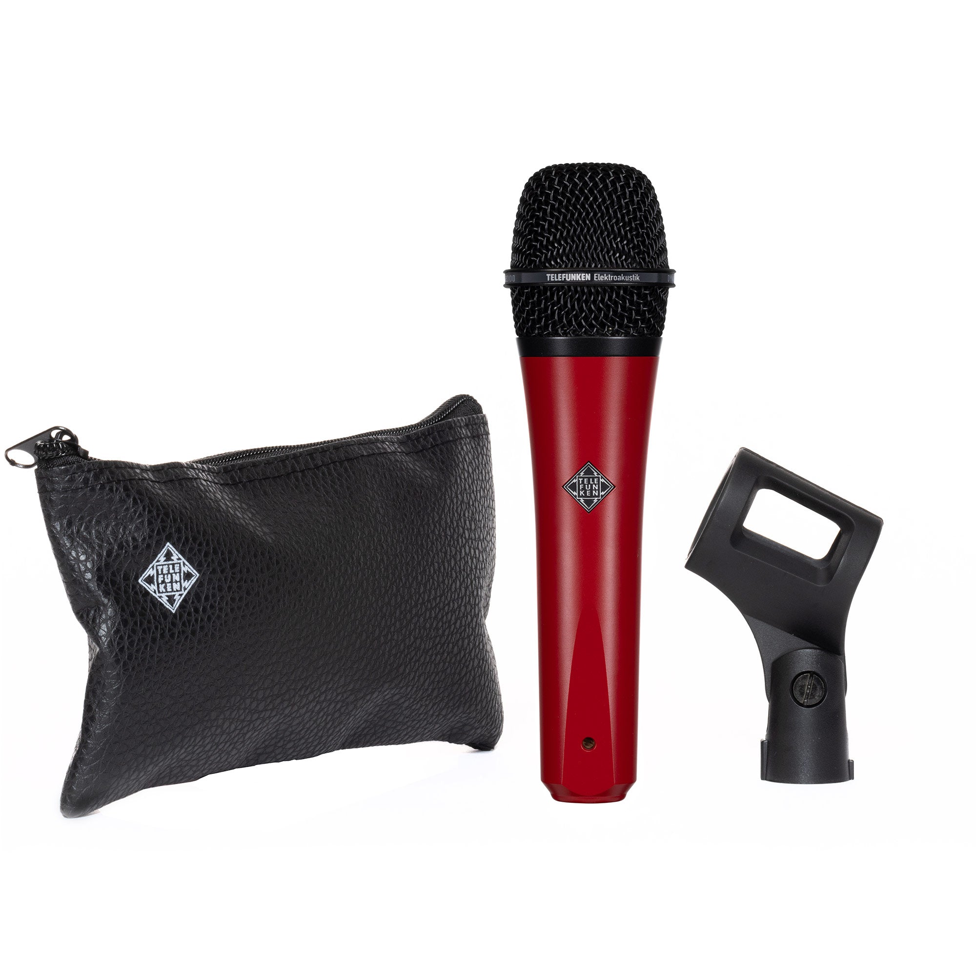 Telefunken M80 - Dynamic Handheld Vocal Microphone (Red Body / Black Grill)