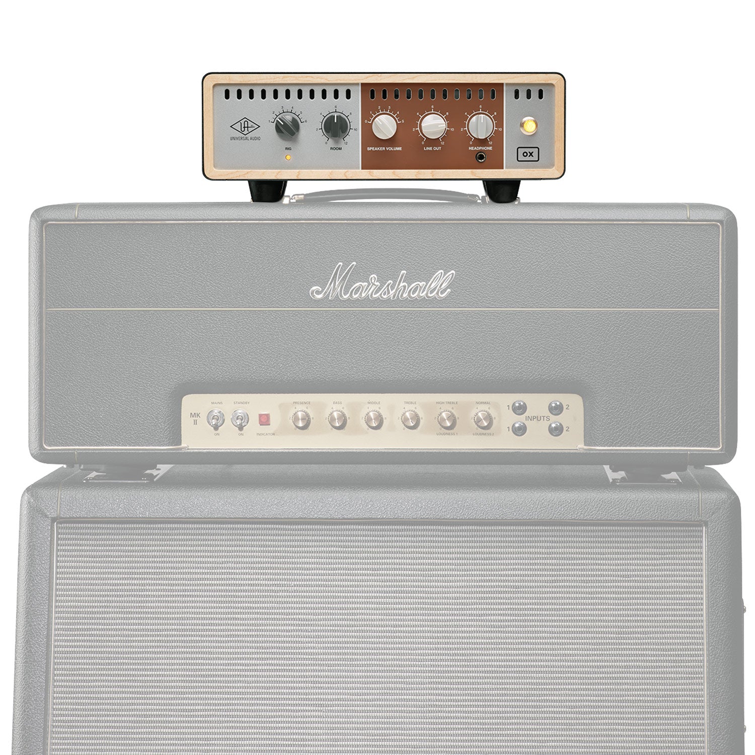 Universal Audio OX Amp Top Box - Guitar Level and Impedance Matching Load Box and Interface