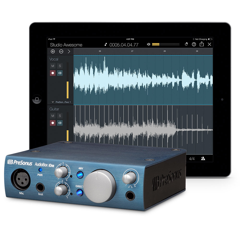 PreSonus AudioBox iOne 2x2 USB/iPad Recording Interface