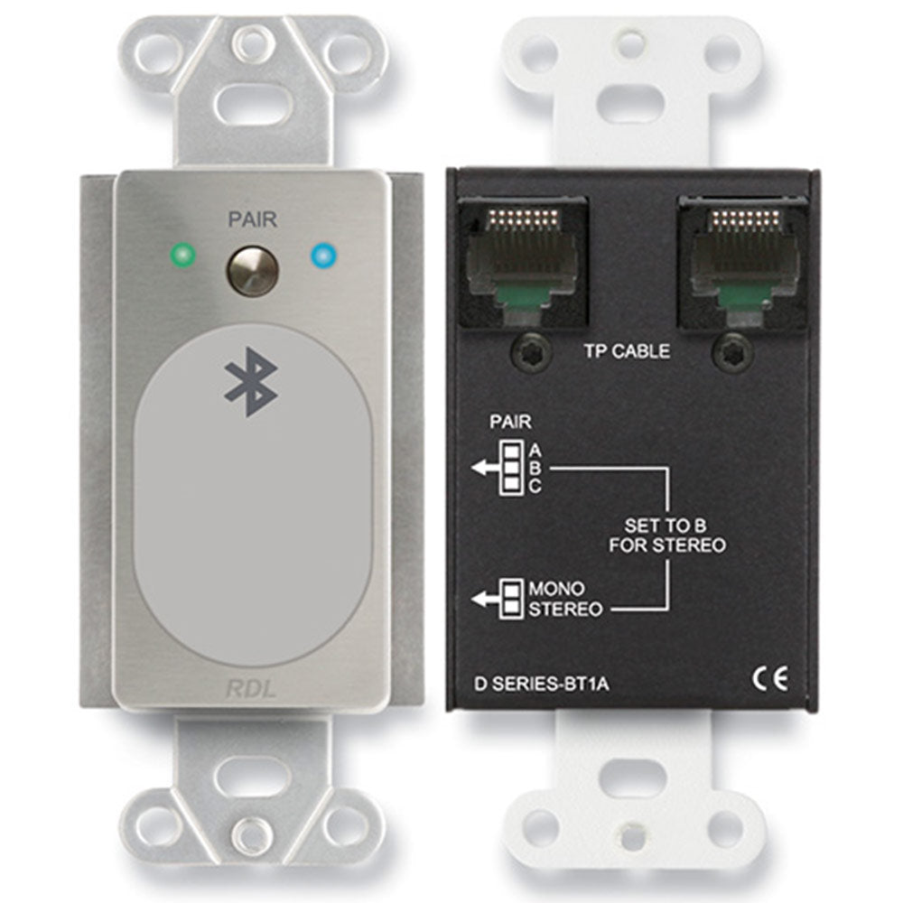 RDL DS-BT1A Wall-Mounted Bluetooth Audio Format-A Interface