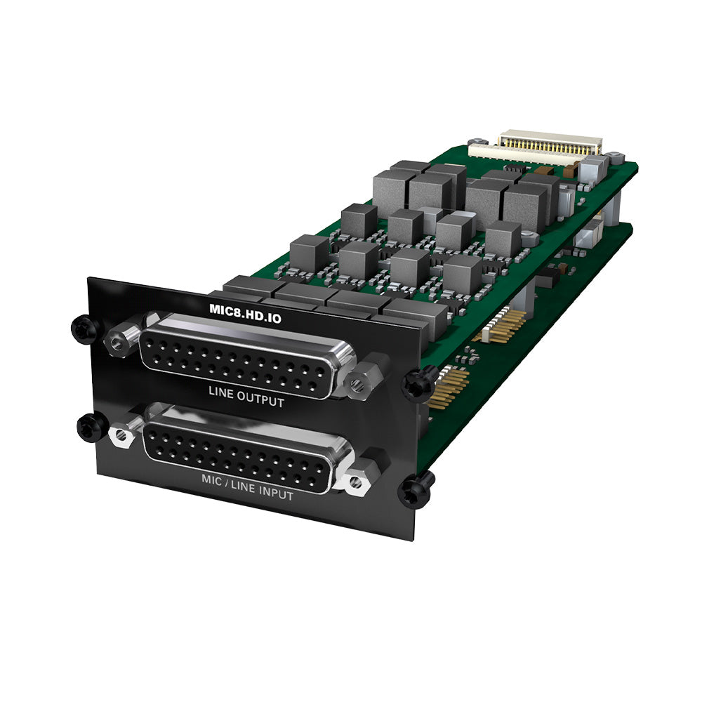 DirectOut MIC8.HD.IO - 8 Mic/Line Input / 8 Line Output Card for PRODIGY or MAVEN Series