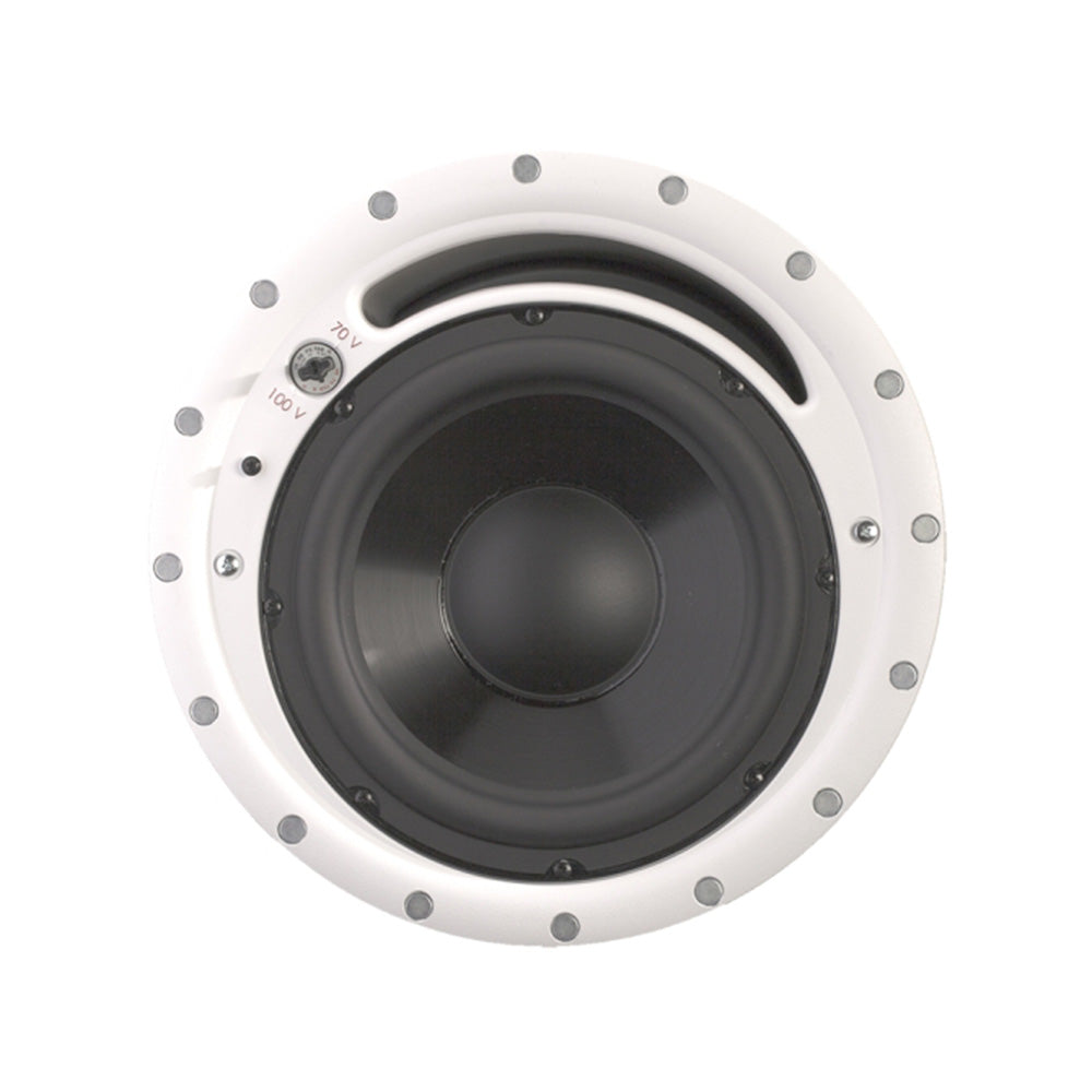 Soundtube CM1001D-T-WH - 10-Inch In-Ceiling Subwoofer with Deep Can and Transformer (White)