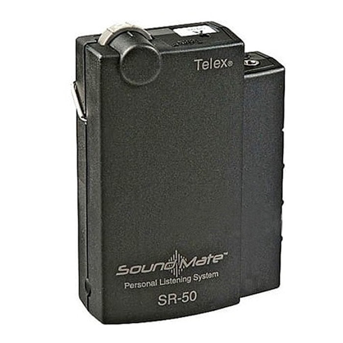 Electro-Voice / Telex SR-50 Single Frequency Personal Receiver with Beltclip - Channel "C"/72.3