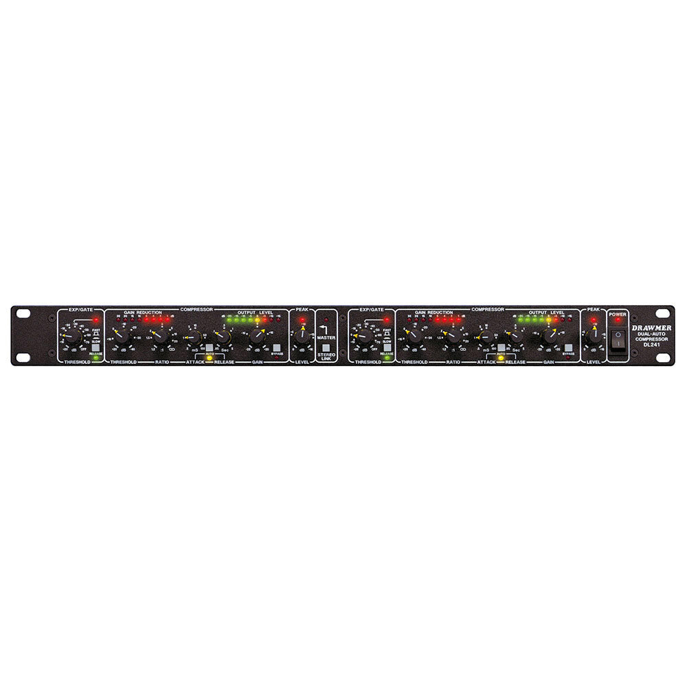 Drawmer DL241XLR Dual Channel Auto Compressor (XLR In/Out)
