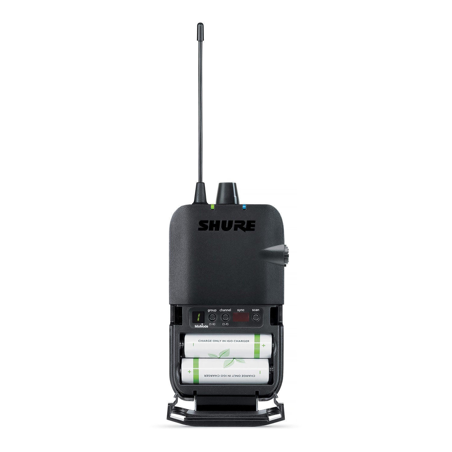 Shure P3R Bodypack Receiver for PSM300 Systems (H20 Band - 518-542 MHz)