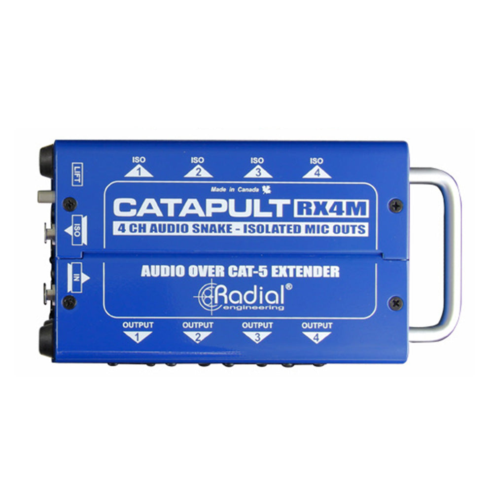 Radial Engineering Catapult RX4M Cat5 Audio Receiver (4x4 Mic Out)