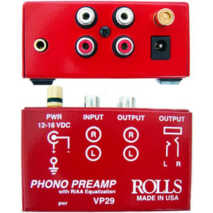 Rolls VP29 Phono Preamplifier with RIAA EQ Compensation