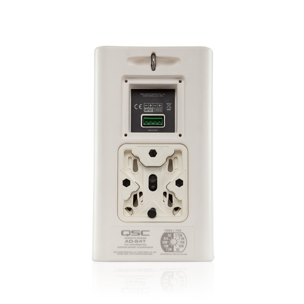 QSC AD-S4T AcousticDesign 4" 2-Way Surface Mount Loudspeaker (White)