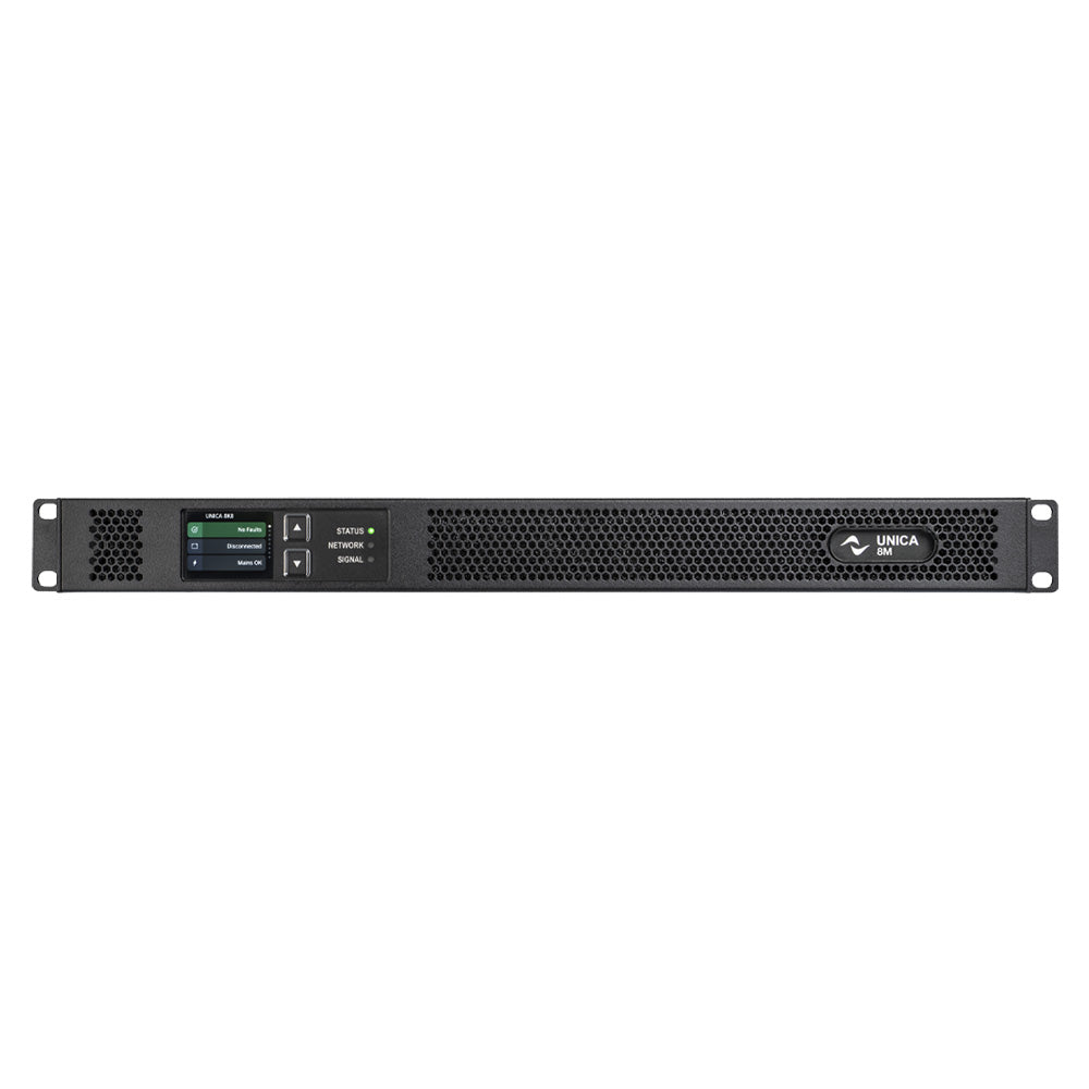 Powersoft Unica 8M 8K8 - 8000W Eight-Channel Cloud-Based Amplifier Platform
