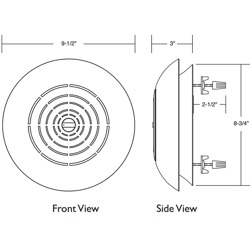 Bogen SM4T Easy Mount Cone Speaker (White)