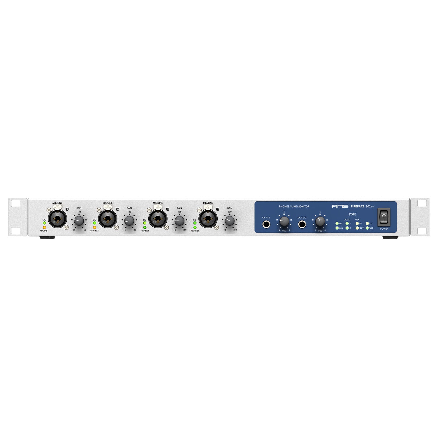 RME Fireface 802 FS - 60-Channel 192 kHz USB Audio Interface