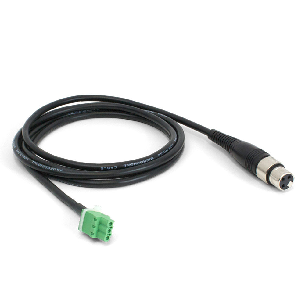 Williams AV WCA 051 XLR-Female To 3-Pin Phoenix-Male Audio Cable (6 ft.)