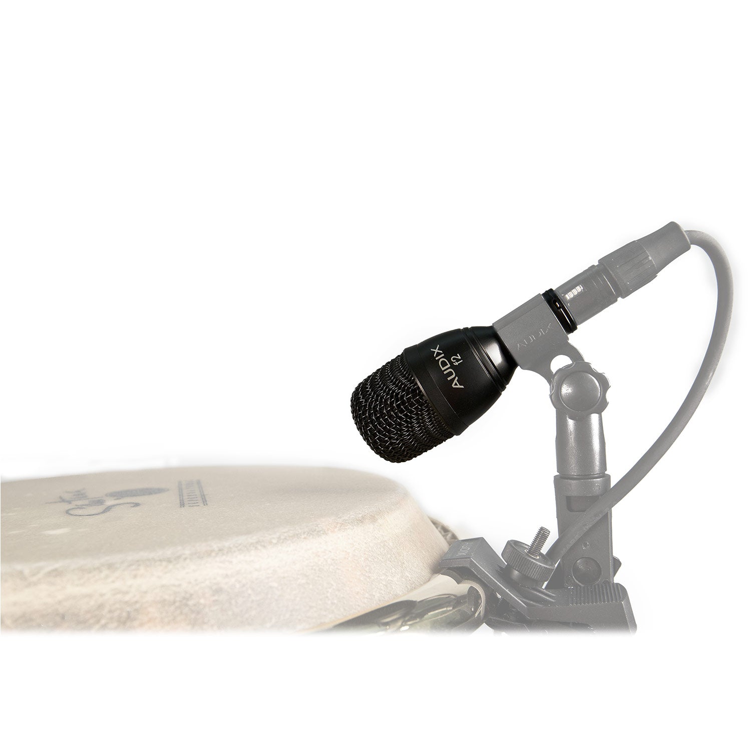 Audix F2 Durable Low Profile Cardioid Dynamic Microphone For Tom, Floor Tom
