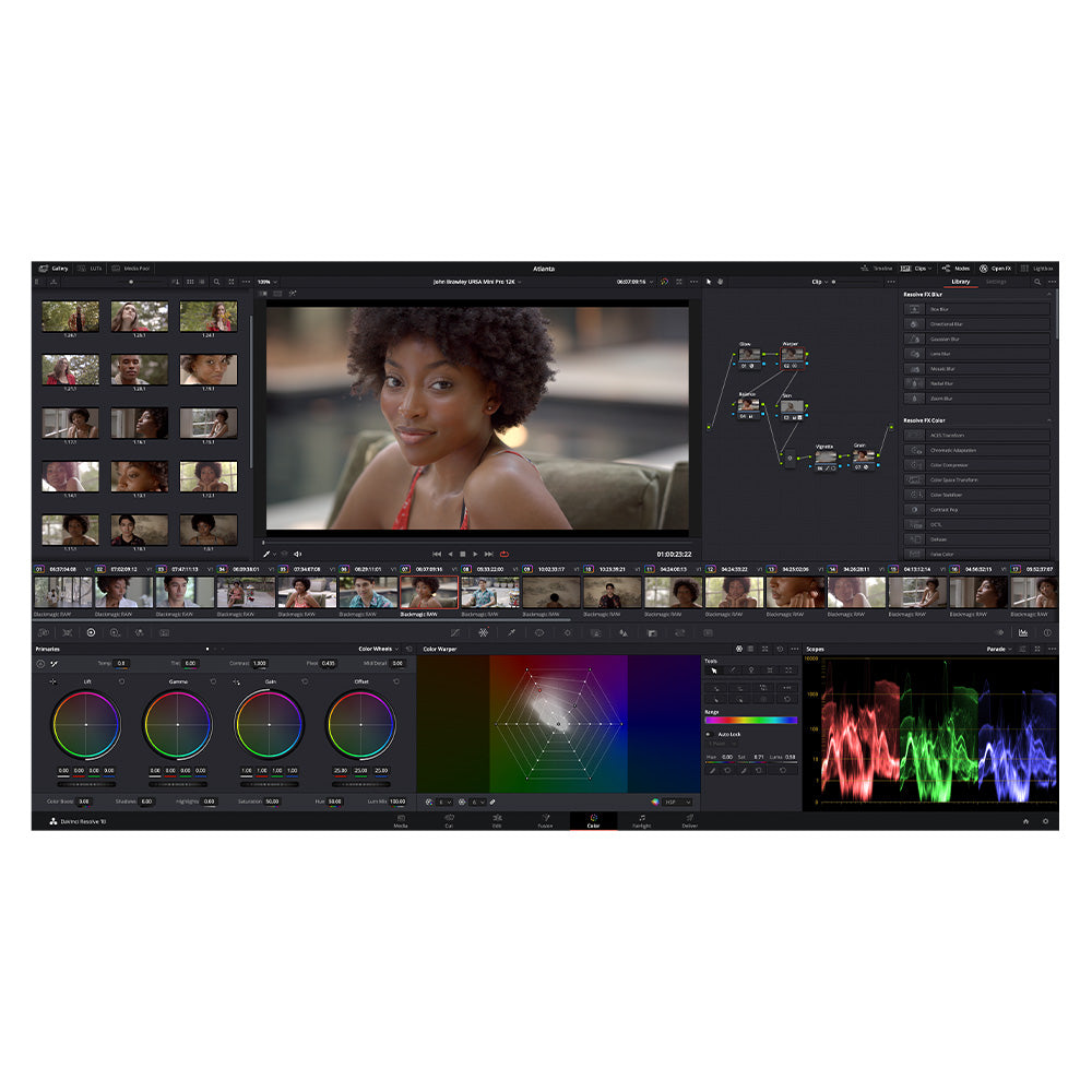 Blackmagic Design DaVinci Resolve Studio 18 - Video Editing Software (with Dongle)