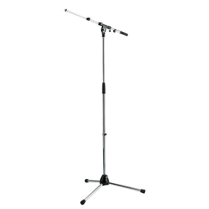 K + M 210/9 Heavy-Duty Tripod Microphone Boom Stand (Chrome)