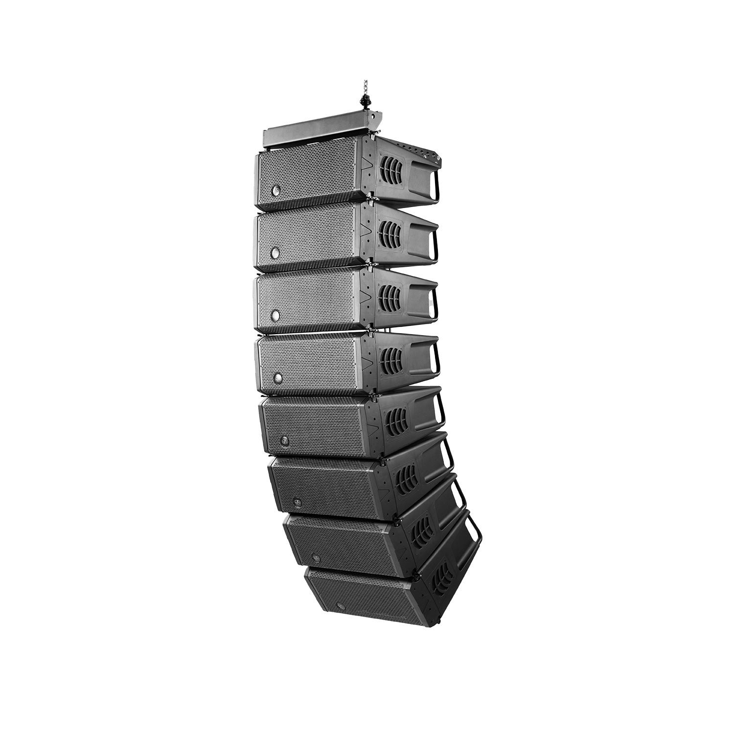 DAS EVENT-28A - Active 2-Way Dual 8-Inch Line Array Loudspeaker (Black)