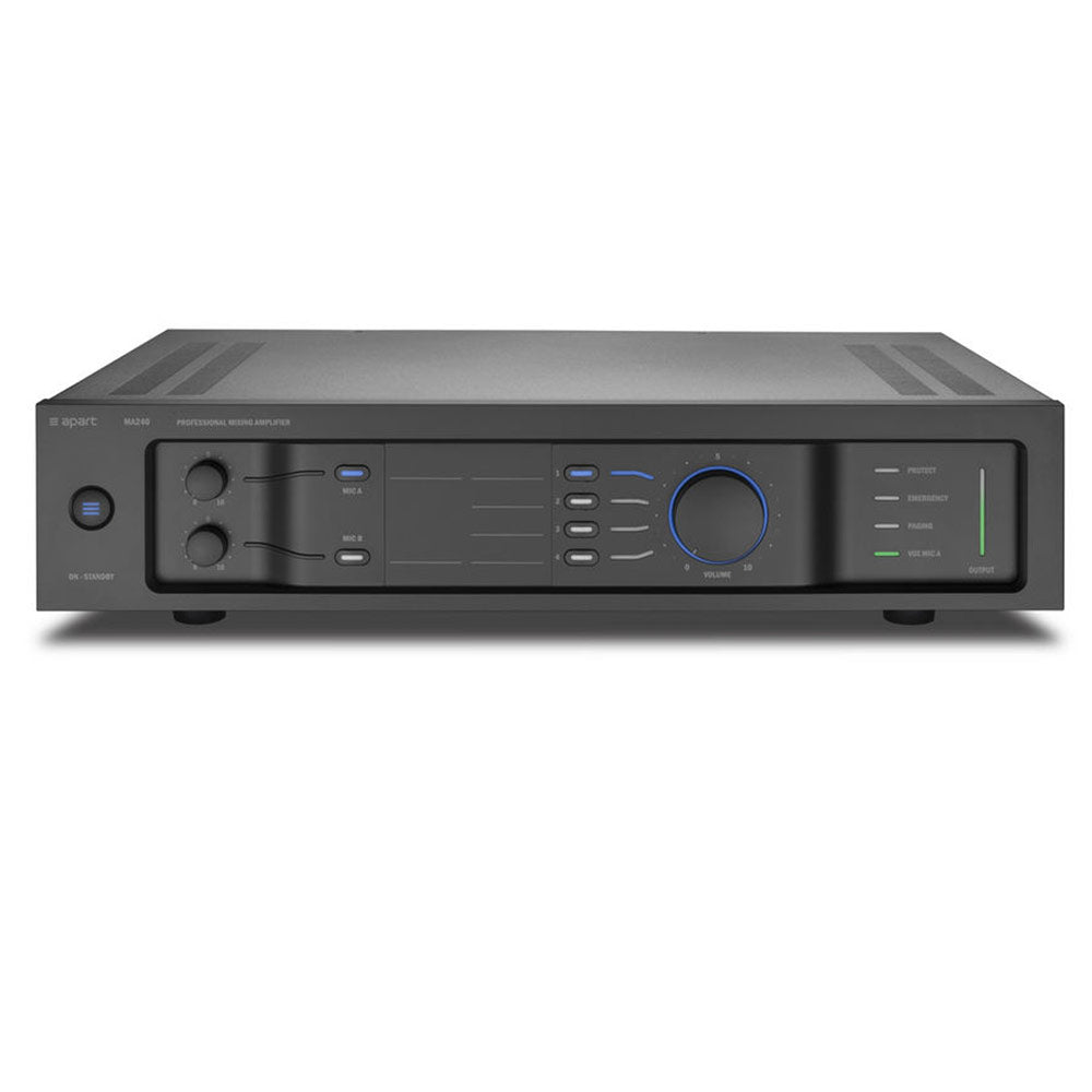 Biamp MA240 Rack Mount 240-Watt Mixer Amplifier