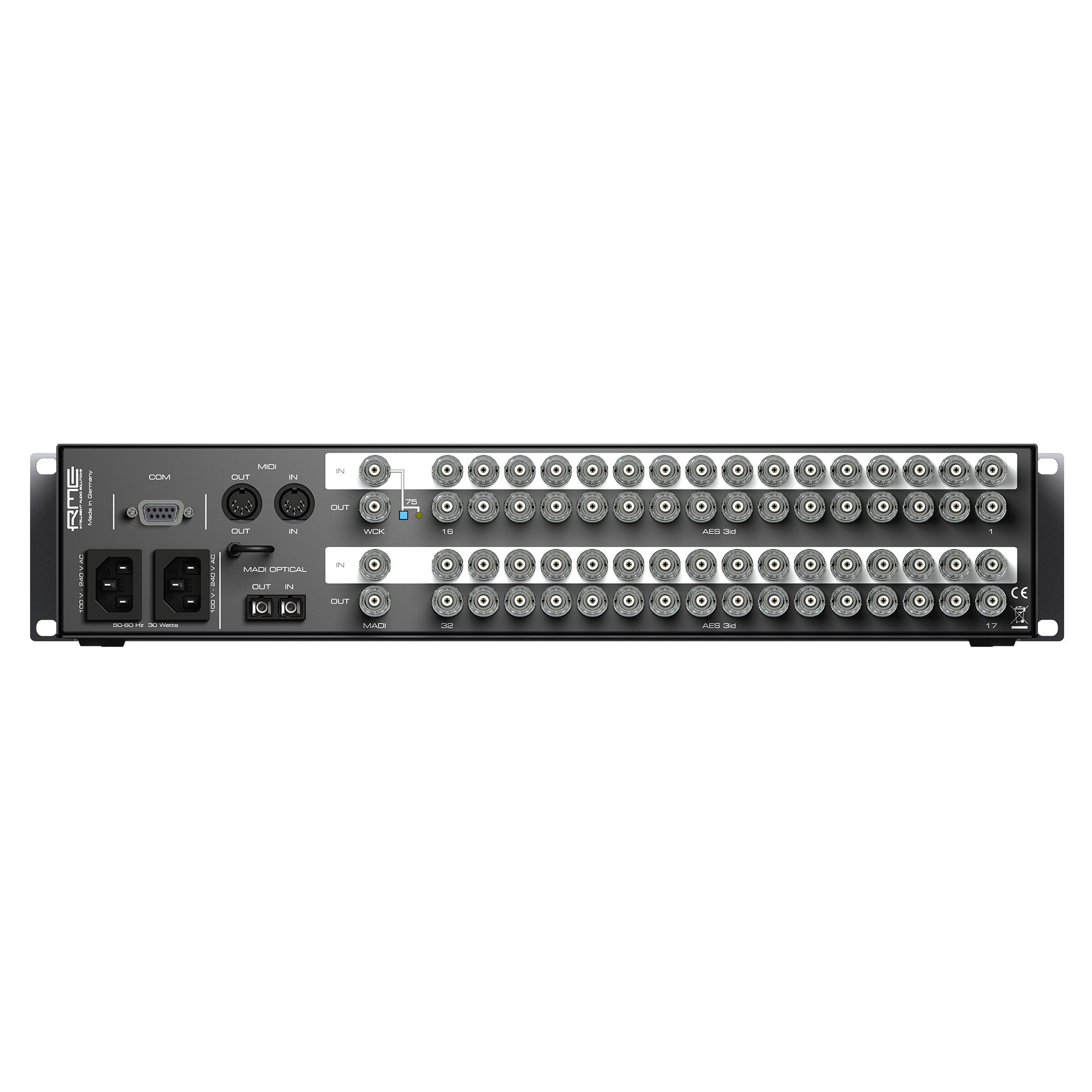 RME ADI6432 R BNC SINGLE 24 Bit 192KHz 2x64 Channel Single Mode MADI to AES Converter