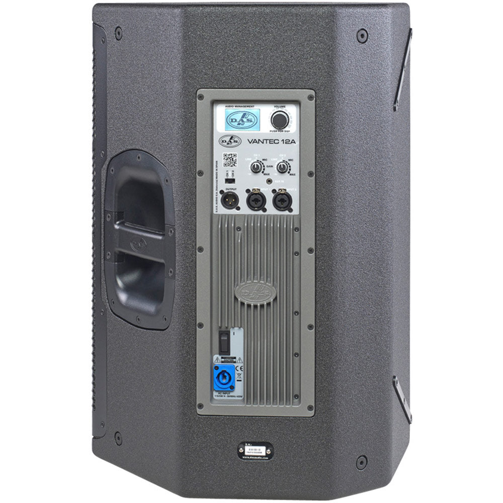 DAS VANTEC-12A - Active 2-Way 12-Inch Loudspeaker (Black)