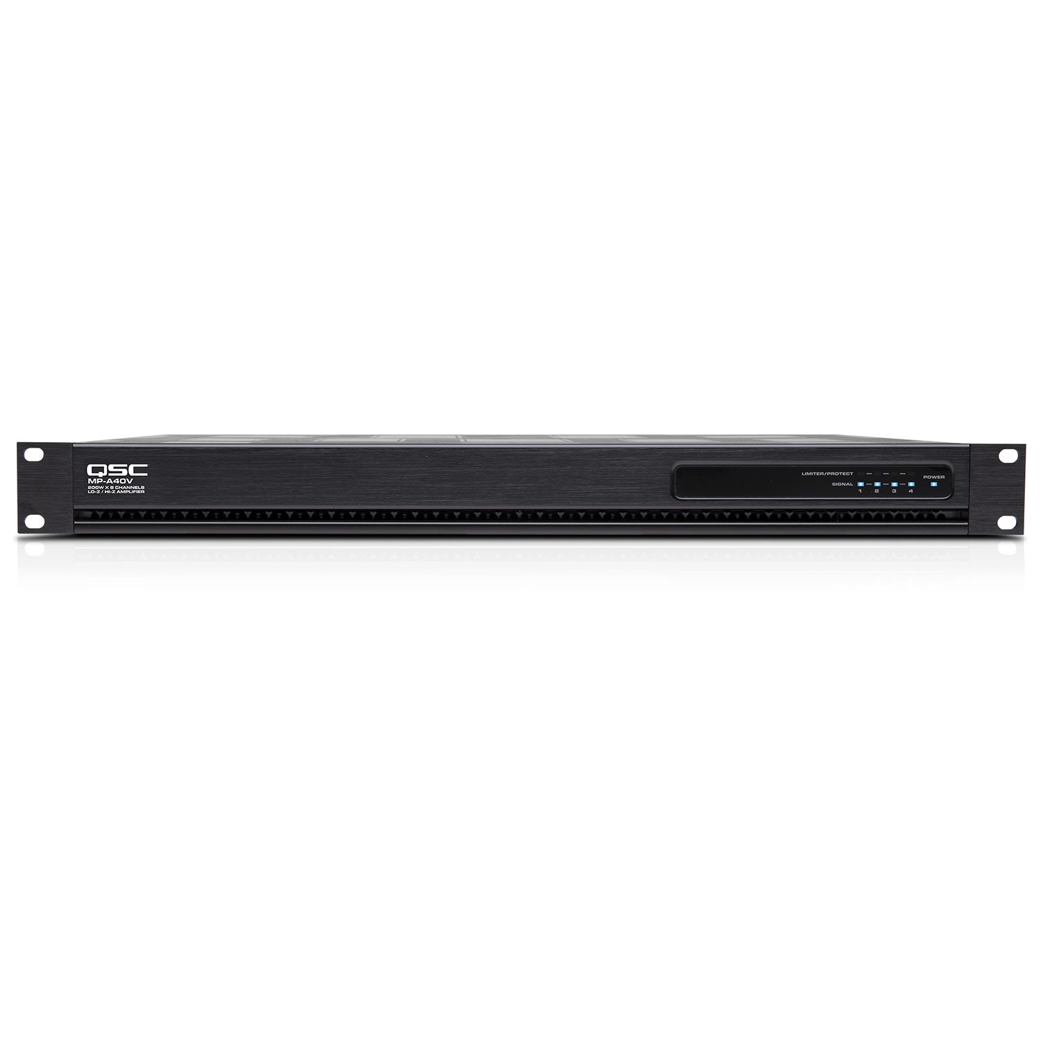 QSC MP-A40V Four-Channel Hi-Z/Low-Z Install Power Amplifier