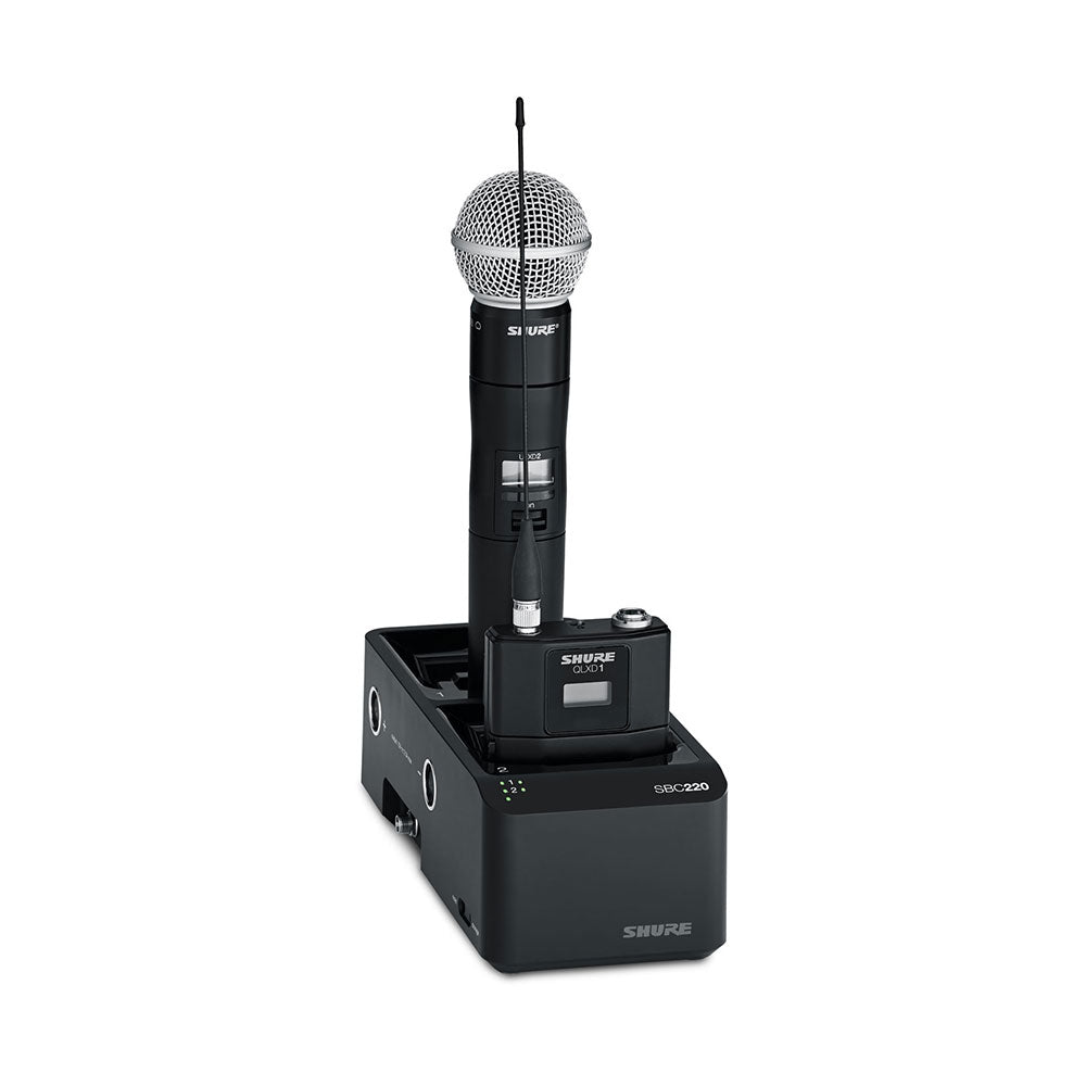 Shure SBC220-US Networkable Battery Charger for Shure Transmitters (with Power Supply)