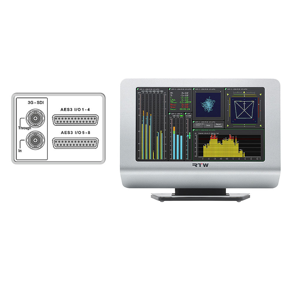 RTW TM9-Video - Desktop Loudness Monitor with AES and 3G/SDI I/O