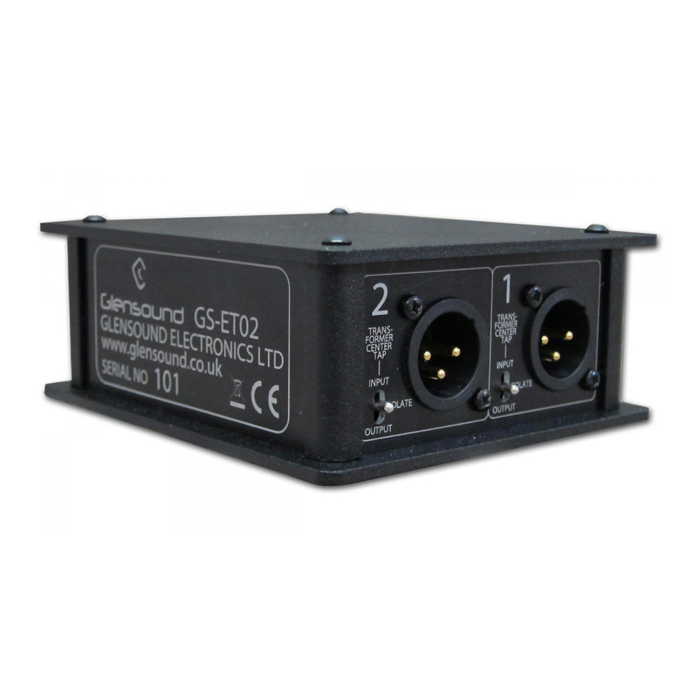 Glensound GS-ET02 - Twin Channel Audio Transformer Isolation