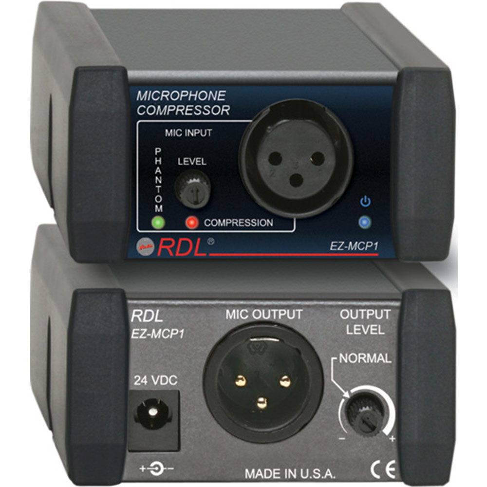 RDL EZ-MCP1 Inline Microphone Compressor - Single Channel