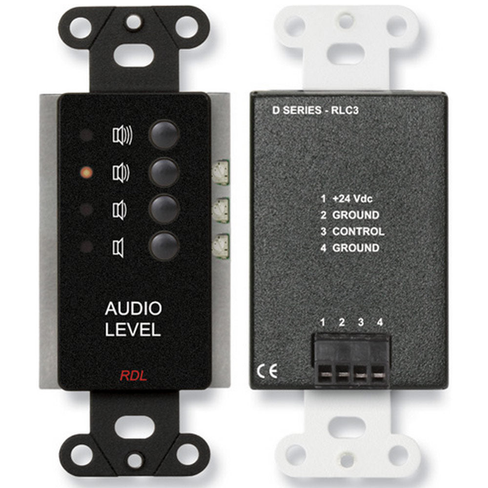 RDL DB-RLC3 Remote Level Control with Preset Levels (Black)