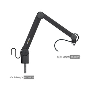 Yellowtec YT3501 - m!ka Microphone Arm XS (Black / Open Cable Ends)