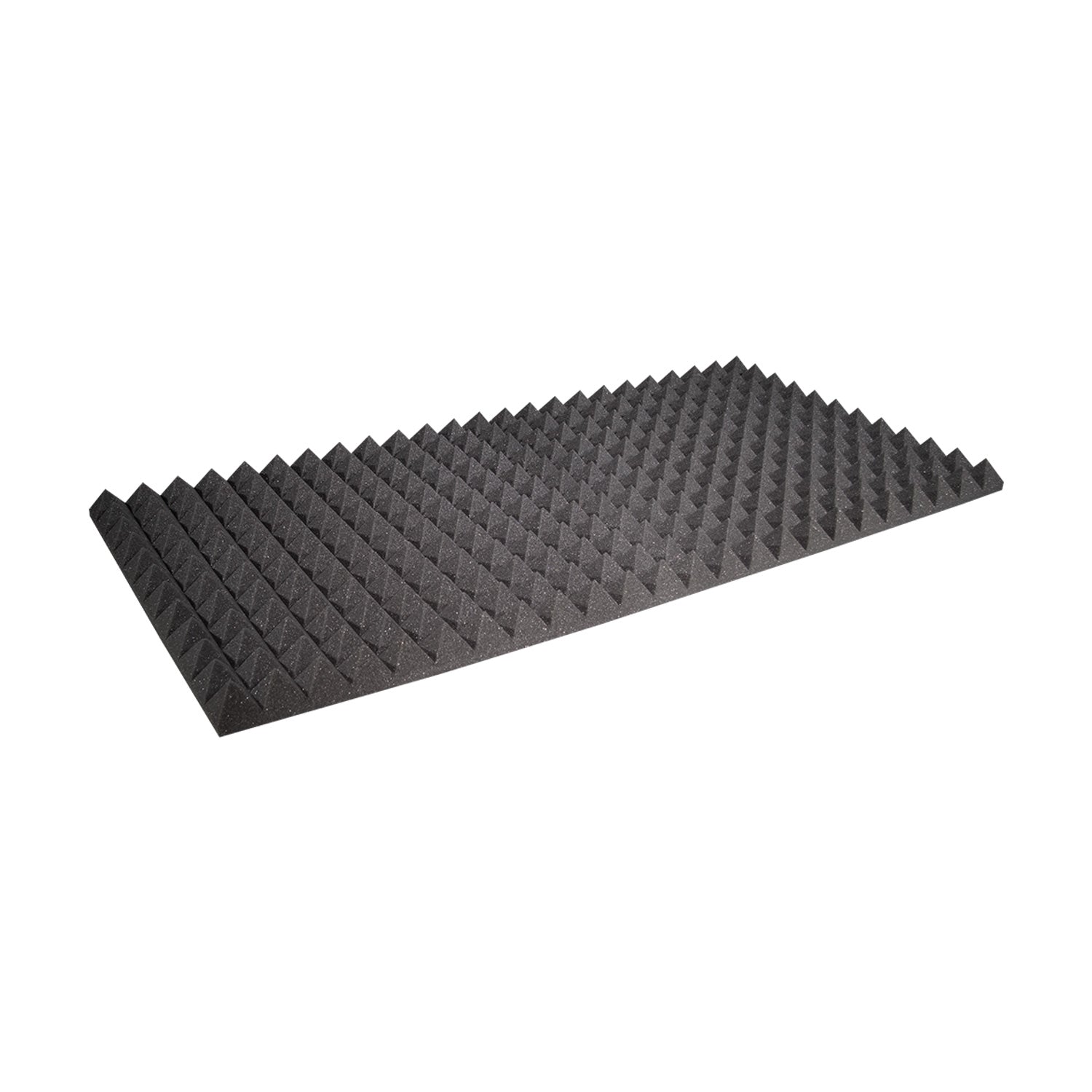 Auralex 2" StudioFoam Pyramid - 2x4 Foot Absorption Panel (Charcoal / Box of 12)