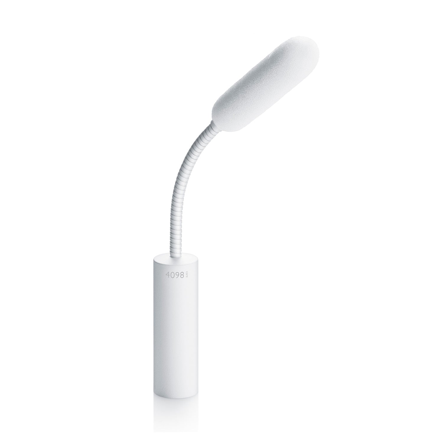 DPA Microphones 4098 CORE - Supercardioid Gooseneck Mic (White / XLR / 8" Boom / Full Neck)