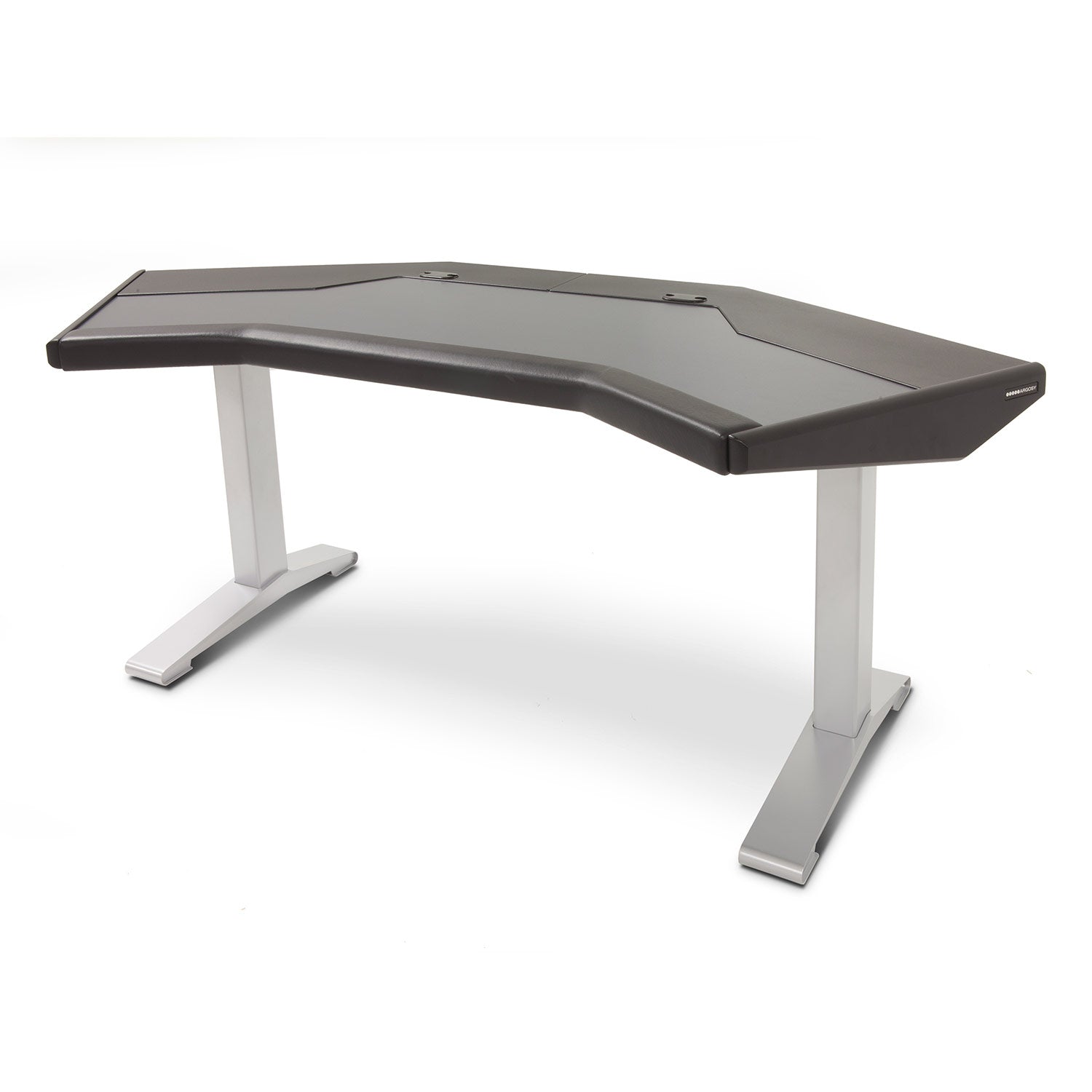Argosy HALO-G-B-S Halo G Desk W/Black End Panels And Silver Legs