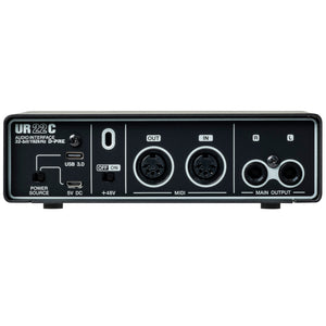 Steinberg UR22C - 2-In/2-Out USB-C Interface for Mac/Windows/iOS